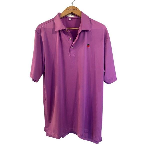 Peter Millar Summer Comfort Purple Polo Men's XL - Picture 1 of 5